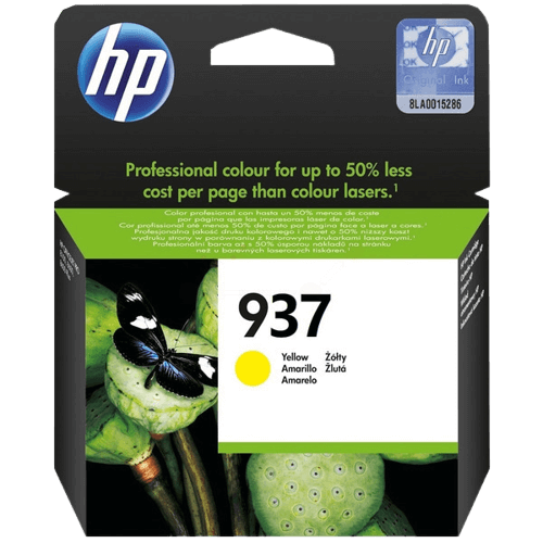 HP 937 gul original bläckpatron 800 sidor (4S6W4NE)