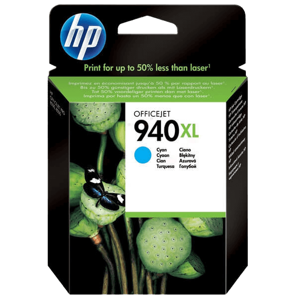 HP 940 XL cyan original bläckpatron 1400 sidor (C4907AE)