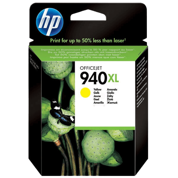 HP 940 XL gul original bläckpatron 1400 sidor (C4909AE)