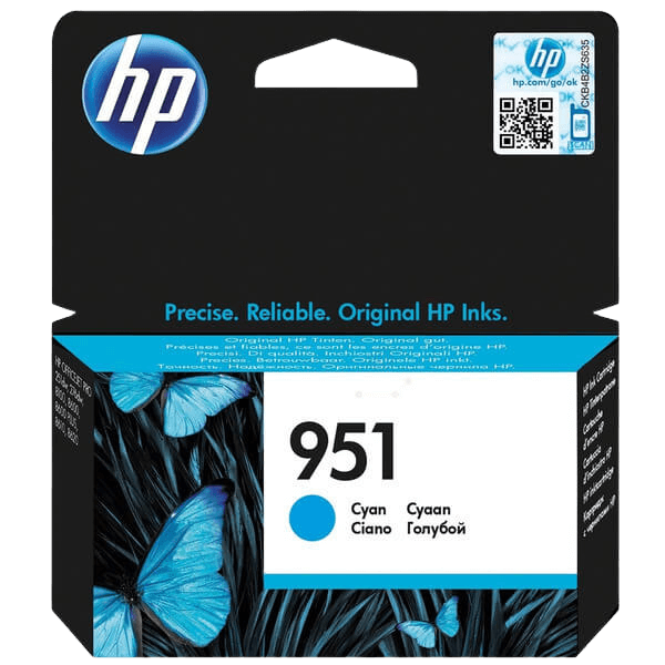 HP 951 cyan original bläckpatron 700 sidor (CN050AE)