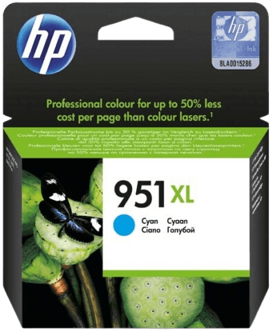 HP 951XL cyan original bläckpatron 1500 sidor (CN046AE)