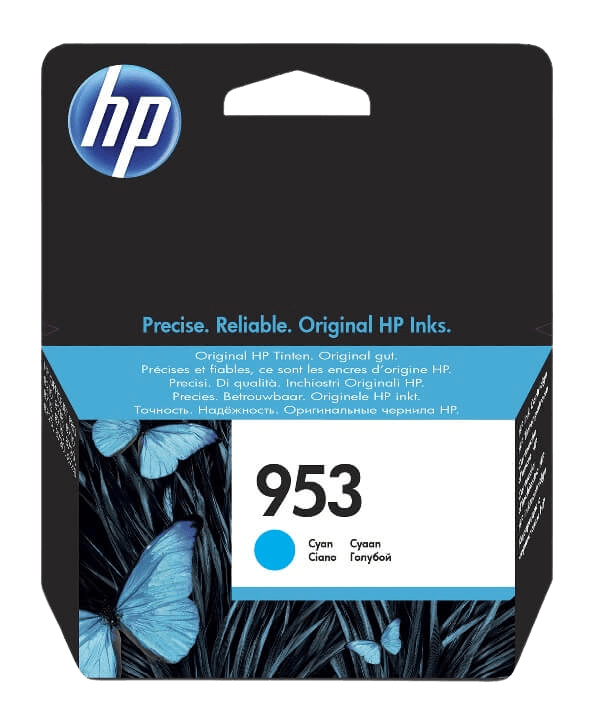 HP 953 cyan original bläckpatron 630 sidor (F6U12AE)