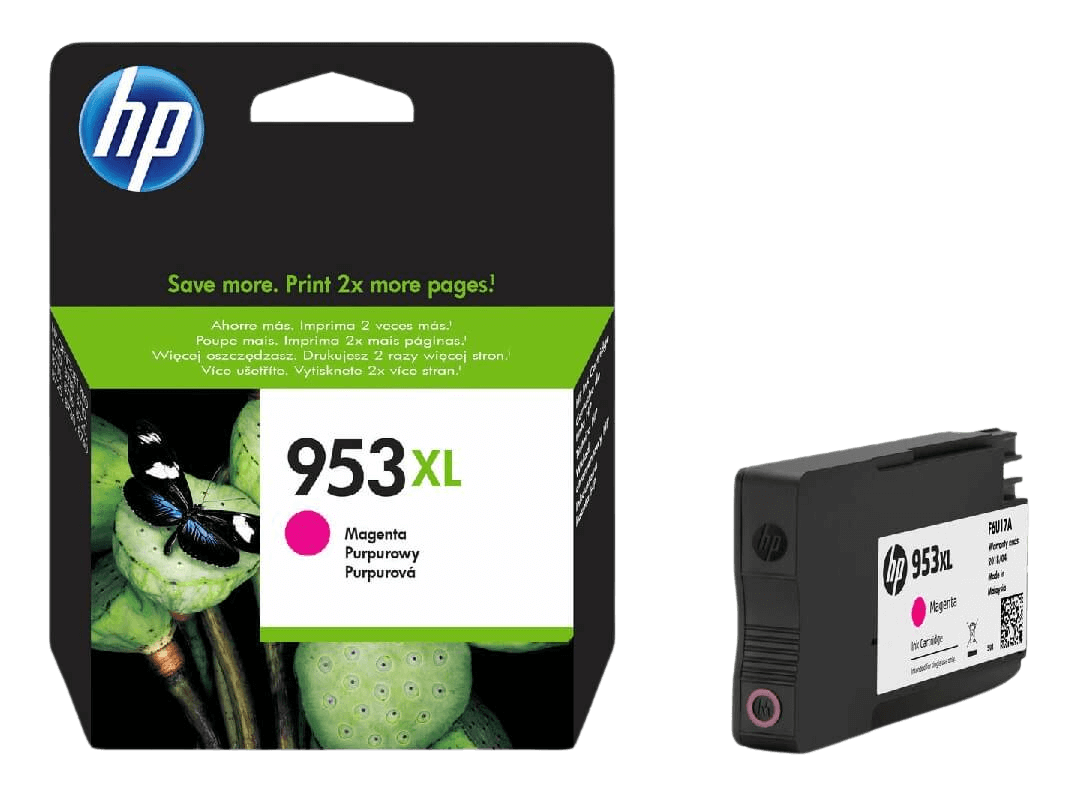 HP 953 XL magenta original bläckpatron 1450 sidor (F6U17AE)