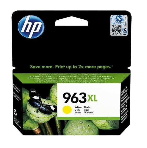 HP 963XL gul original bläckpatron 1600 sidor (3JA29AE)
