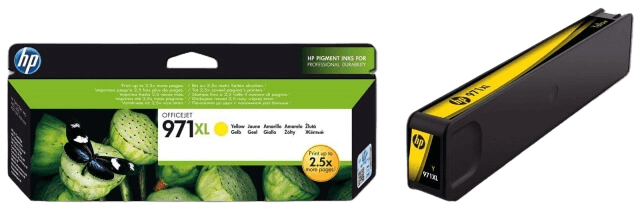 HP 971 XL gul original bläckpatron 6600 sidor (CN628AE)