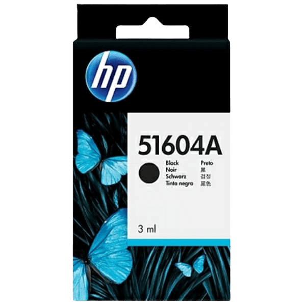 HP CJ3A svart original bläckpatron 3 ml. (51604A)