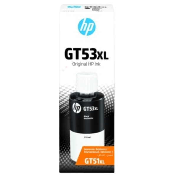 HP GT53BK svart original bläck refill 135 ml. (1VV21AE)