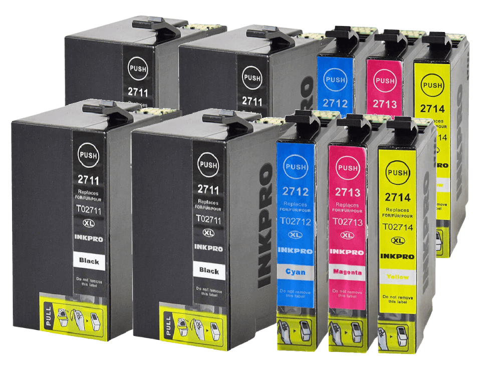 Epson 27 XL 10 st rabattpaket blækpatron 198,8 ml. - kompatibel
