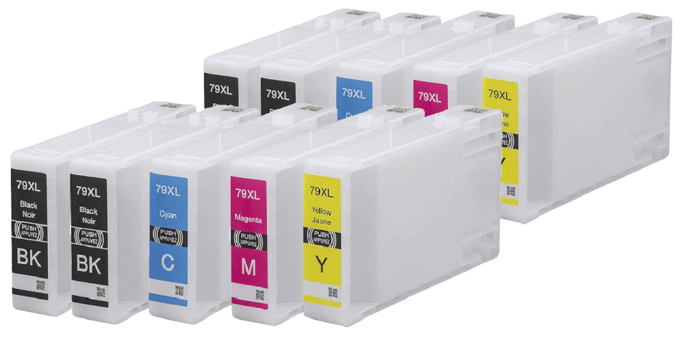 Epson 79 XL 10 st rabattpaket blækpatron 440 ml. - kompatibel