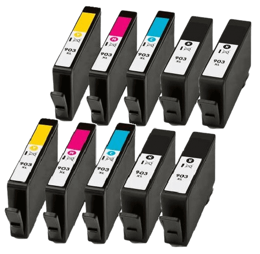 Kompatibel HP 903 XL 10 st rabattpaket blækpatron 158 ml.