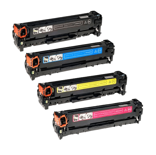 Kompatibel HP 125A 4 st rabattpaket toner 6400 sidor