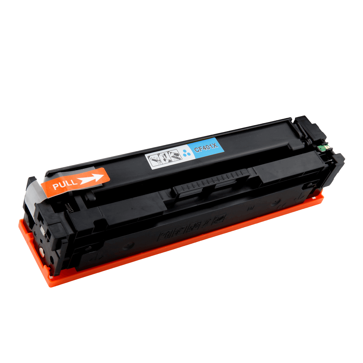 Kompatibel HP 201X XL cyan toner 2300 sidor (CF401X)
