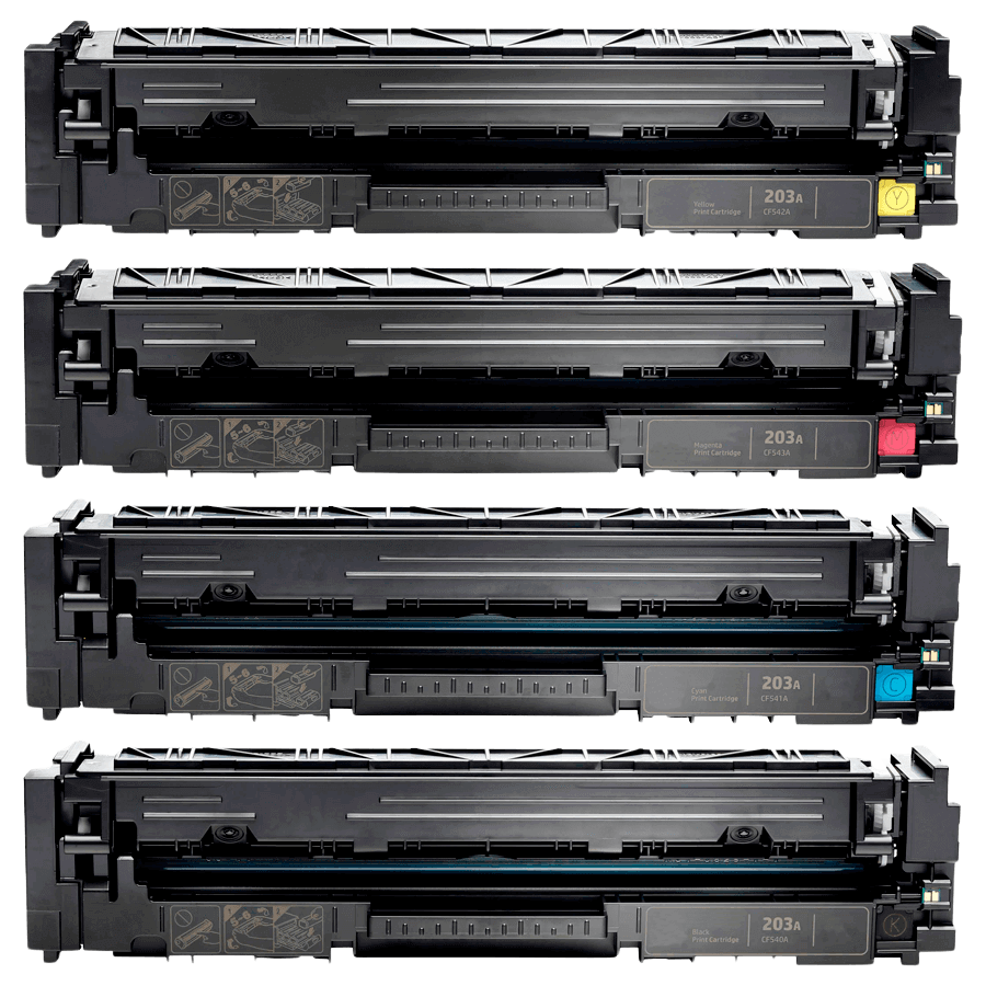 Kompatibel HP 203A 4 st rabattpaket toner 5300 sidor