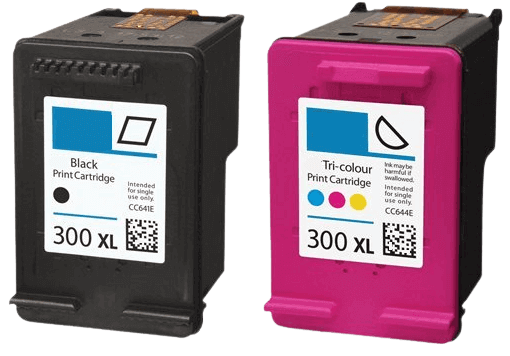 Kompatibel HP 300 XL 2 st rabattpaket blækpatron 38 ml.