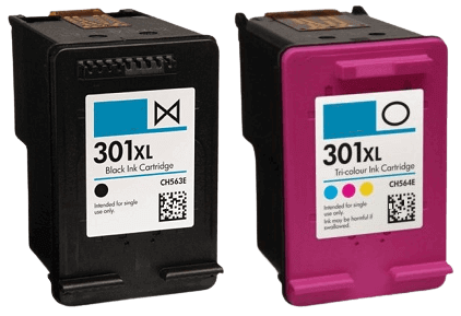 Kompatibel HP 301XL 2 st rabattpaket blækpatron 33 ml.