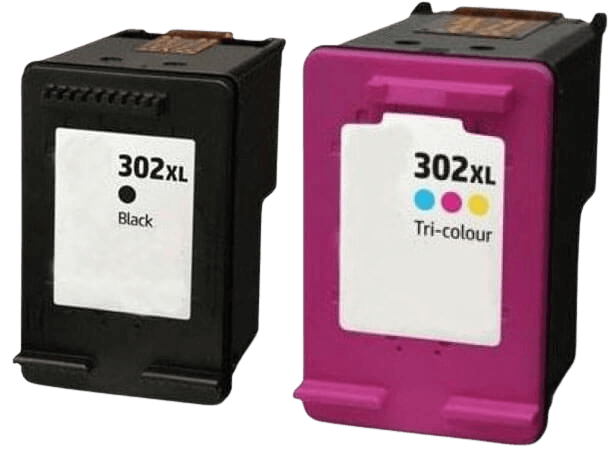 Kompatibel HP 302XL - F6U67AE 2 st rabattpaket blækpatron 31 ml.