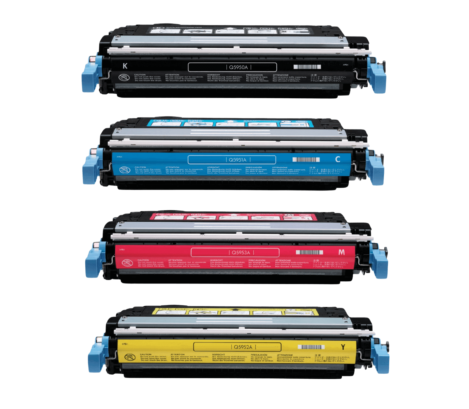 Kompatibel HP 643A 4 st rabattpaket toner 44000 sidor