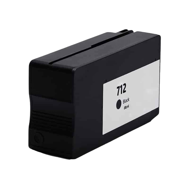 Kompatibel HP 712 svart bläckpatron 38 ml. (3ED70A)