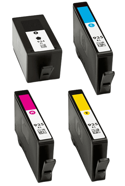 Kompatibel HP 934 XL 4 st rabattpaket blækpatron 100,4 ml.