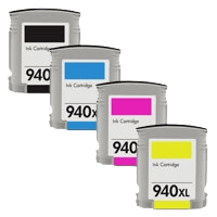 Kompatibel HP 940 XL 4 st rabattpaket blækpatron 153 ml.