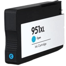 Kompatibel HP 951XL cyan bläckpatron 27 ml. (CN046AE)