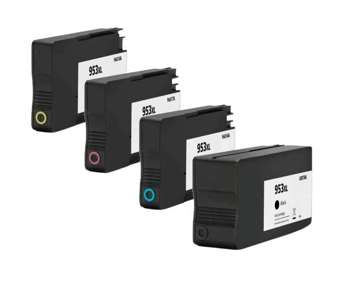 Kompatibel HP 953XL 4 st rabattpaket blækpatron 136 ml.