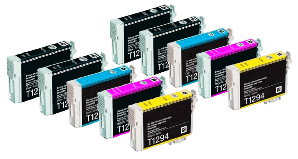 Epson T1291 XL 10 st rabattpaket blækpatron 138 ml. - kompatibel