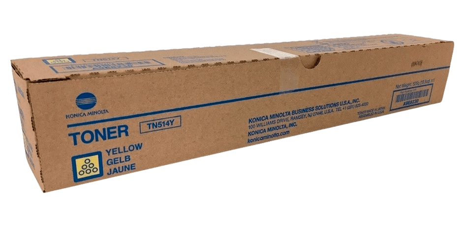Konica Minolta TN-514Y gul original toner 26000 sidor (A9E8250)