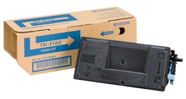 Kyocera TK-3160 svart original toner 12500 sidor (1T02T90NL0)