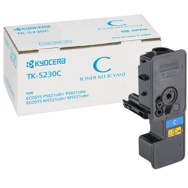 Kyocera TK-5230C XL cyan original toner 2200 sidor (1T02R9CNL0)