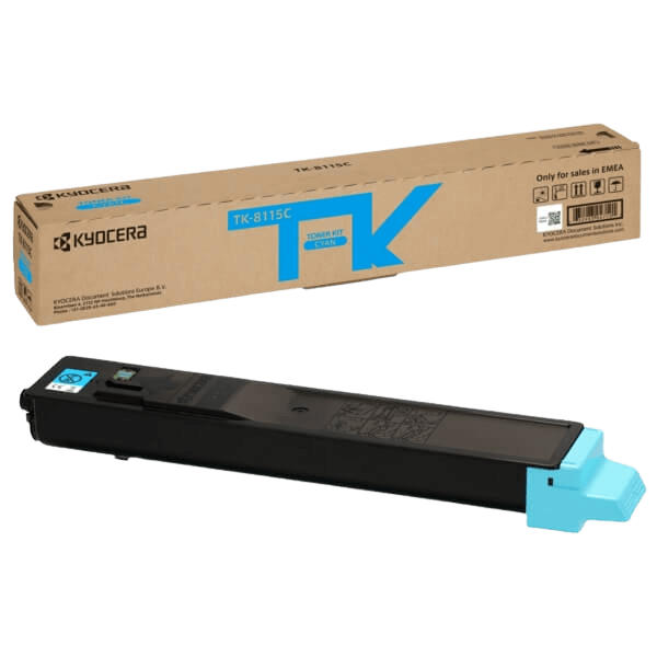 Kyocera TK-8115C cyan original toner 6000 sidor (1T02P3CNL0)