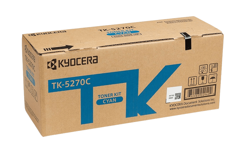 Kyocera TK5270C cyan original toner 6000 sidor (1T02TVCNL0)
