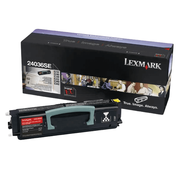 Lexmark 24016SE svart original toner 2500 sidor (24036SE)