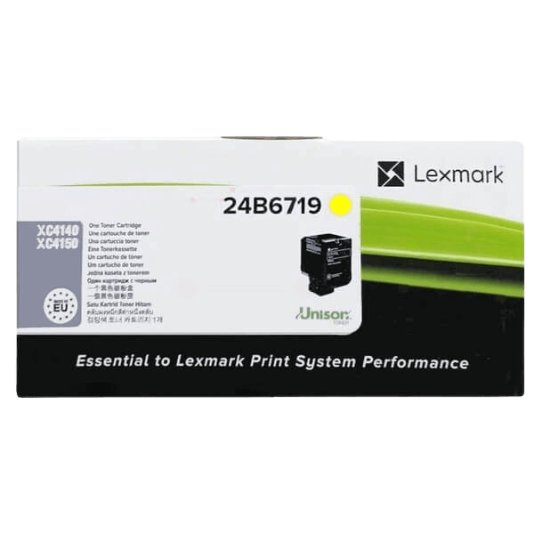 Lexmark 24B6719 gul original toner 13000 sidor