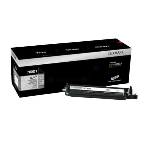 Lexmark 700D1 svart tillbehör - original developer unit 40000 sidor (70C0D10)