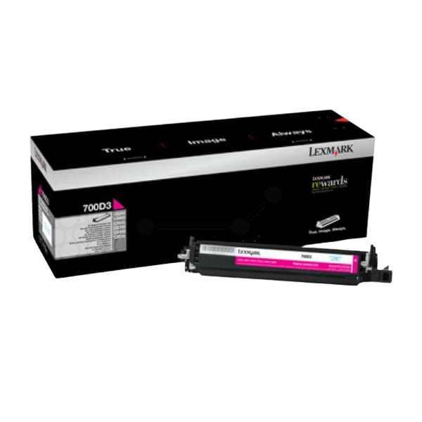 Lexmark 700D3 magenta tillbehör - original developer unit 40000 sidor (70C0D30)