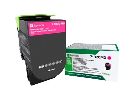 Lexmark 71B20M0 magenta original toner 2300 sidor