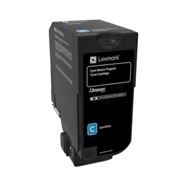 Lexmark 74C20C0 cyan original toner 3000 sidor