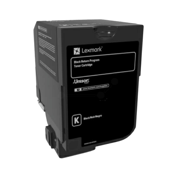 Lexmark 74C20K0 svart original toner 3000 sidor