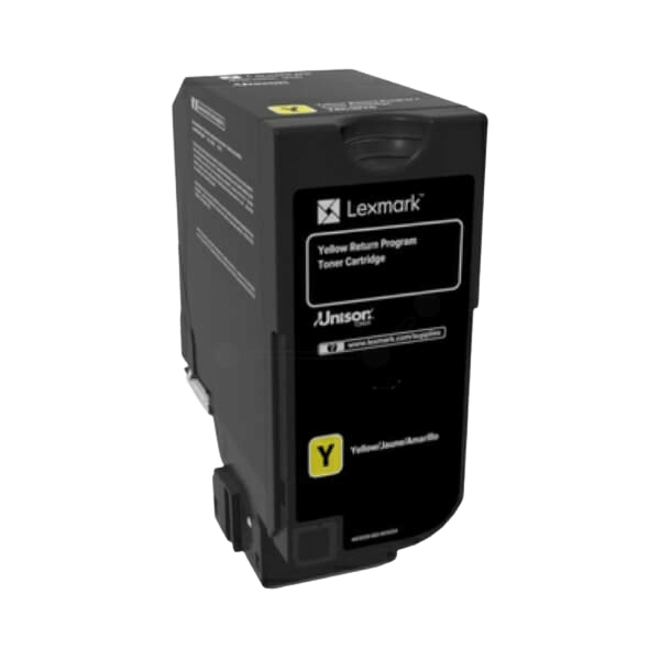 Lexmark 74C20Y0 gul original toner 3000 sidor