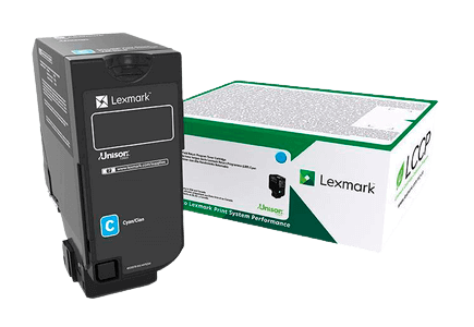 Lexmark 75B20C0 cyan original toner 10000 sidor