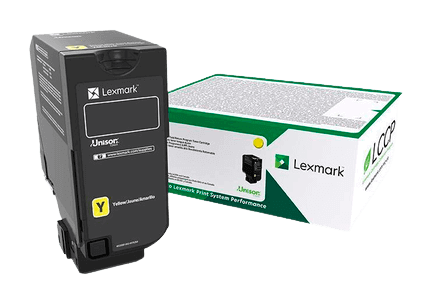 Lexmark 75B20Y0 gul original toner 10000 sidor