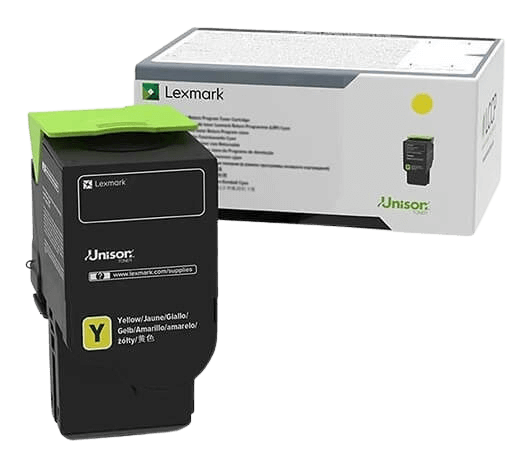 Lexmark 78C2XY0 XL gul original toner 5000 sidor
