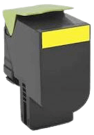 Lexmark 802Y gul original toner 1000 sidor (80C20Y0)