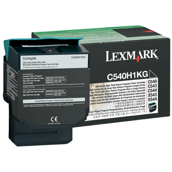 Lexmark C540H1KG svart original toner 2500 sidor