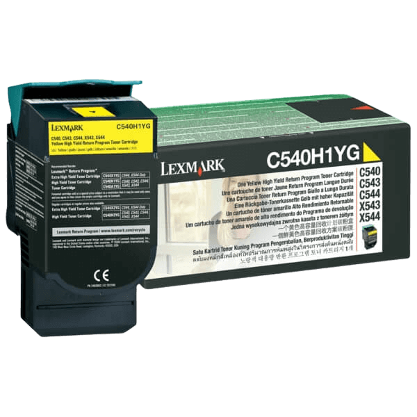 Lexmark C540H1YG gul original toner 2000 sidor