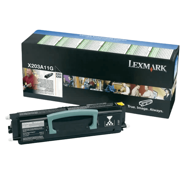 Lexmark X203A11G svart original toner 2500 sidor (X203A21G)