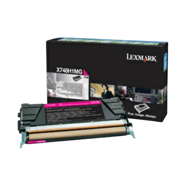Lexmark X748 XL magenta original toner 10000 sidor (X748H3MG)