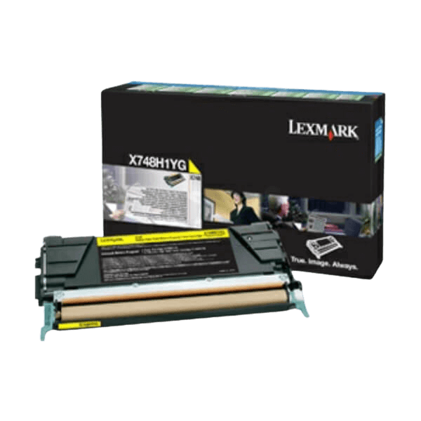 Lexmark X748 XL gul original toner 10000 sidor (X748H3YG)