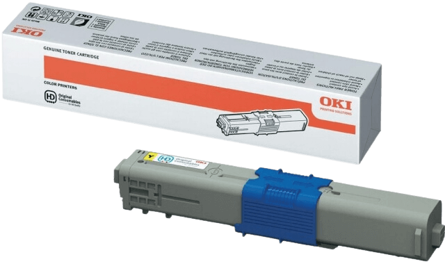 OKI 44469722 XL gul original toner 5000 sidor